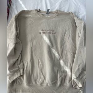 Taylor Swift lyric sweatshirt